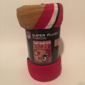49ers Throw Blanket